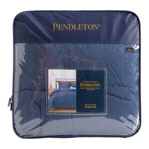 Pendleton Comforter Set -Blue Night